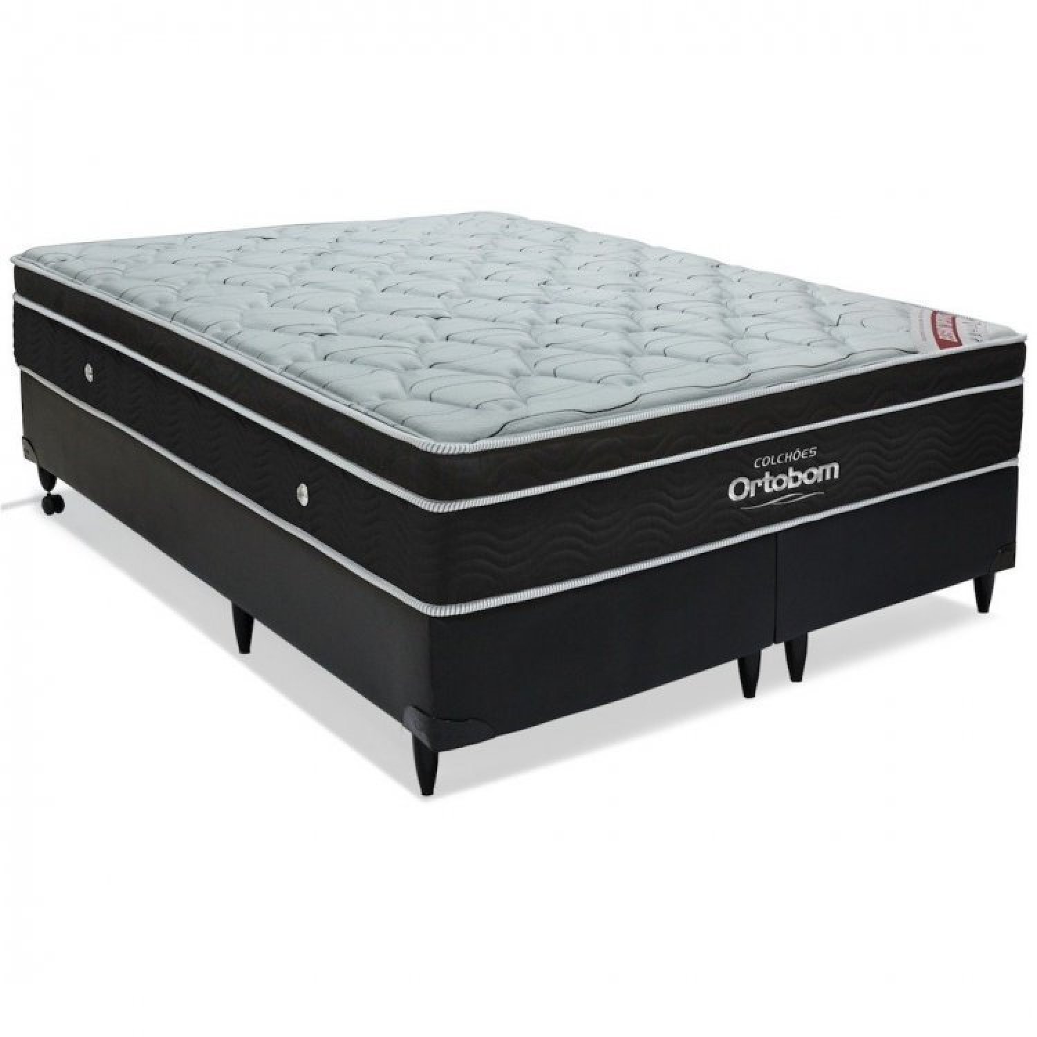 Cama Box King OrtobomElegant Superpocket 186x198x28cm Ortobom