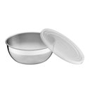 Ver imagem 2 de Pote Tramontina Freezinox Redondo em Aço Inox com Tampa Plástica 25 Cm 4,2 L