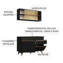 Ver imagem 5 de Armário de Cozinha Compacta 120cm Preto Reims Madesa 01