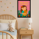 Ver imagem 2 de Quadro Decorativo Menina Bebê Quarto "Seja Forte e Corajosa"