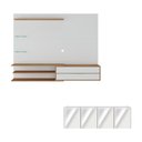 Ver imagem 5 de Painel com Suporte para Tv até 65 Polegadas com Aparador 4 Portas com Espelho Multimóveis Mp1089