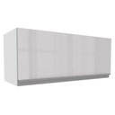 Ver imagem 1 de Armário De Cozinha Aéreo 100% MDF 80 cm Porta Branco Brilho Acordes Madesa