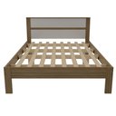 Ver imagem 6 de Cama de Casal para Colchão 138 X 188 Cm Multimóveis Vcr35009 Amêndoa/branco
