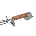 Ver imagem 2 de Espeto Giratório Elétrico Flex 127v Regulável Cabo Madeira