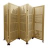Biombo Divisor Ambiente Rj 05 Folhas C/ 10 Rodízios - 1