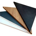 Ver imagem 1 de Prateleira de Canto 42x30 Cm Trovarelli Linha Furta-cor em Mdf