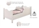 Ver imagem 5 de Cama Infantil Cristal com Grade de Proteção Premium Quarto Infantil Conforto com Colchão Cor Branco