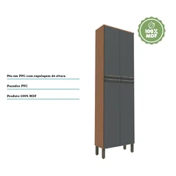 Paneleiro Duplo com 4 Portas 100% MDF Itália - 4