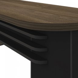 Mesa Executiva Premium para Escritório 4 Gavetas Tamburato Elegante e Funcional - 9