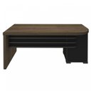 Ver mais imagens de Mesa Executiva Premium para Escritório Tamburato Elegante e Funcional 180cm Marrom/Charuto/Preto Artany