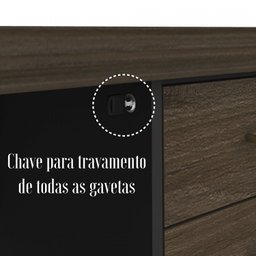 Mesa Executiva Premium para Escritório Tamburato Elegante e Funcional 180cm - 6