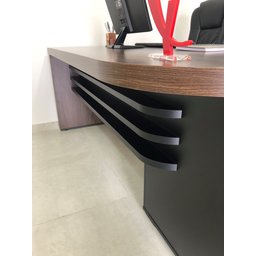 Mesa Executiva Premium para Escritório Tamburato Elegante e Funcional 180cm - 19