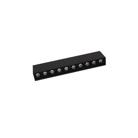 Luminária de Teto Spot Preto Led Taschibra Luz Pontual Arch Sobrepor 20w 2700k - Preto - Luz Quente