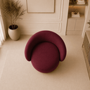 Ver imagem 5 de Poltrona Decorativa Beatriz Giratória Suede Sala Estar Recepção Quarto