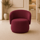 Ver imagem 1 de Poltrona Decorativa Beatriz Giratória Suede Sala Estar Recepção Quarto