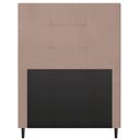 Ver imagem 4 de Cabeceira Luna para Cama Box Solteiro 90 Cm Suede Bege