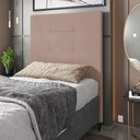 Ver imagem 6 de Cabeceira Luna para Cama Box Solteiro 90 Cm Suede Bege