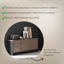 Ver mais imagens de Armário Executivo e Funcional para Escritório Baixo 2 Portas 3 Gavetas Tamburato Preto Artany