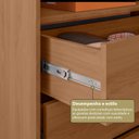 Ver imagem 7 de Guarda- Roupa Modulado Roupeiro de Canto L 5 Portas 4 Gavetas Sapateira Versatille Yescasa