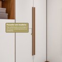 Ver imagem 6 de Guarda- Roupa Modulado Roupeiro de Canto L 5 Portas 4 Gavetas Sapateira Versatille Yescasa