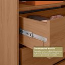 Ver imagem 7 de Guarda- Roupa Modulado Roupeiro de Canto L 5 Portas 4 Gavetas Sapateira Versatille Yescasa