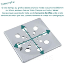 Ver imagem 3 de Ralo Grelha Tampa Inox Quadrado 10x10 Rotativo Abre e Fecha