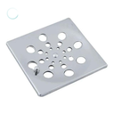 Ver imagem 1 de Ralo Grelha Tampa Inox Quadrado 10x10 Rotativo Abre e Fecha