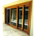 Ver imagem 2 de Porta Balcão de Madeira Modelo York 3fls 2,15(a)x3,00(l) C/fechadura