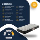 Ver imagem 3 de Colchão a Vácuo Solteiro de Espuma D33 Ouro Umaflex 78x188x14cm