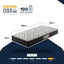 Ver imagem 2 de Colchão a Vácuo Solteiro de Espuma D33 Ouro Umaflex 78x188x14cm