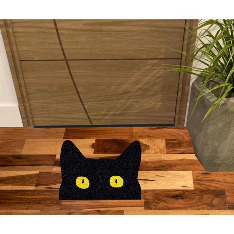 Tapete Pet Gato Rosto do Gato 60x40 Cm