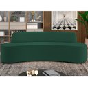 Ver imagem 2 de Sofá 4 Lugares Sala de Estar Cancún D02 Veludo Verde Musgo 230 cm C-303 - Lyam Decor