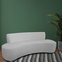 Ver imagem 2 de Sofá Orgânico 4 Lugares 230cm Mônaco Bouclé Cinza Claro - Nexta Casa
