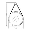 Ver imagem 7 de Sala de Estar Brandon com Home Suspenso, Buffet Aparador, Cristaleira e Espelho Nature/Off White - P