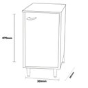 Ver imagem 5 de Balcão para Filtro com 1 Porta Estonia Hr Móveis:elmo-elmo