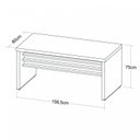 Ver imagem 5 de Mesa Elegante para Escritório Executivo 1,6m Tamburato