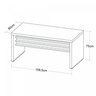 Mesa Elegante para Escritório Executivo 1,6m Tamburato - 5