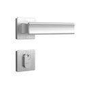 Ver imagem 1 de Fechadura para Porta de Entrada Cromo Acetinado 40mm com Roseta MZ640 Design Papaiz