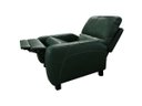 Ver imagem 5 de Poltrona Reclinável de Couro Doral com Mecanismo Way Green Bicolor - Mempra Design