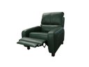 Ver imagem 4 de Poltrona Reclinável de Couro Doral com Mecanismo Way Green Bicolor - Mempra Design