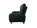 Ver imagem 6 de Poltrona Reclinável de Couro Doral com Mecanismo Way Green Bicolor - Mempra Design