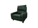 Ver imagem 1 de Poltrona Reclinável de Couro Doral com Mecanismo Way Green Bicolor - Mempra Design