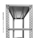 Ver imagem 3 de Estante Pesada 5 Bandejas 58cm Cinza