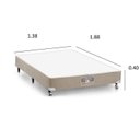 Ver imagem 4 de Cama Box Casal Colchões Castor Colchão 34cmx138cmx188cm de Molas Pocket Silver Star Colchões Castor