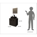 Ver imagem 7 de Gabinete Armário para Banheiro 50cm MDF com Cuba - Pompeia Preto