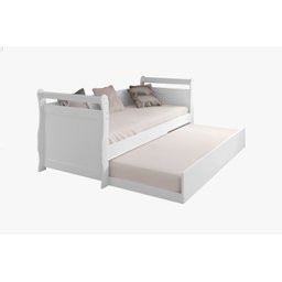 Bicama Solteiro Infantil Babá com 2 Colchões Solteiro D20 para Quarto Criança/bebê Bella Framar Bran - 5
