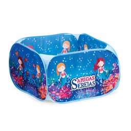 Piscina Infantil Com 100 Bolinhas Amigas Sereias - 2