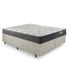 Cama Box com Baú King 193x203 com Colchão Adapto Molas Ensacadas Ecoflex Courino Linho - 4
