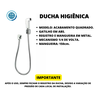 DUCHA HIGIENICA INTIMA QUADRADA 1/4 DE VOLTA COMPLETA 150cm - 2