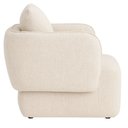 Ver imagem 5 de Poltrona Decorativa Sala de Estar Duna Bouclé Off White - Nexta Casa